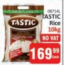 KitKat Cash and Carry TASTIC Rice 10kg offer