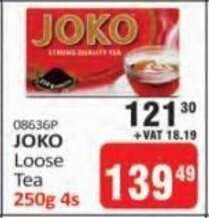 KitKat Cash and Carry JOKO Loose Tea 250g 4s offer