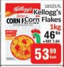 KitKat Cash and Carry Kellogg's Corn Flakes 1kg offer