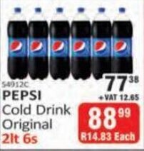 KitKat Cash and Carry PEPSI Cold Drink 2L 6s offer
