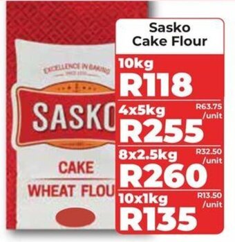 1UP Sasko Cake Flour 10kg offer