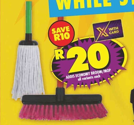 ADDIS ECONOMY BROOM/MOP offer at Shoprite