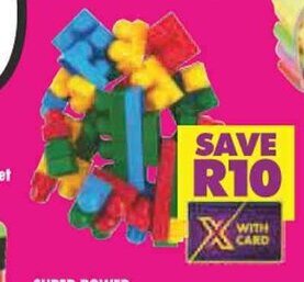 Shoprite ZEUS BUILDING BLOCKS 50-piece per set offer