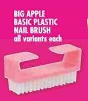 Shoprite BIG APPLE BASIC PLASTIC NAIL BRUSH offer