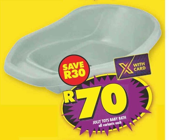 JOLLY TOTS BABY BATH offer at Shoprite