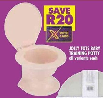 Shoprite JOLLY TOTS BABY TRAINING POTTY offer