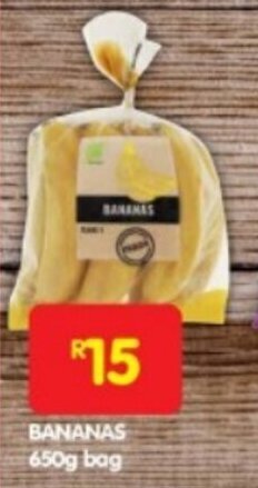 Shoprite BANANAS 650g bag offer