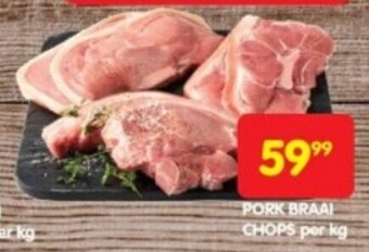 Shoprite PORK BRAAI CHOPS offer