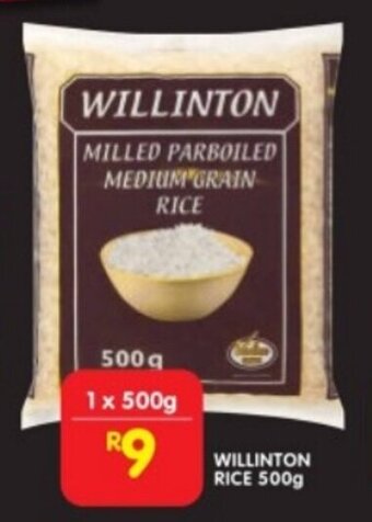Shoprite WILLINTON RICE 500g offer