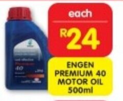 Shoprite ENGEN PREMIUM 40 MOTOR OIL 500ml offer