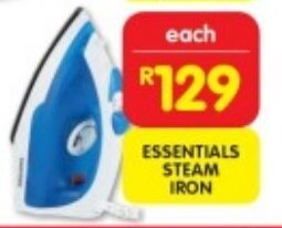 Shoprite ESSENTIALS STEAM IRON offer