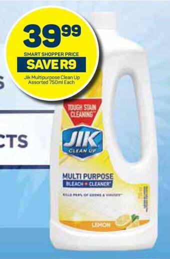 Pick n Pay Jik Multipurpose Clean Up Assorted 750ml Each offer
