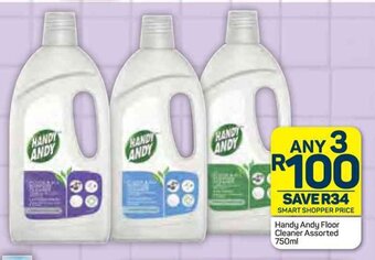 Pick n Pay Handy Andy Floor Cleaner Assorted 750ml offer