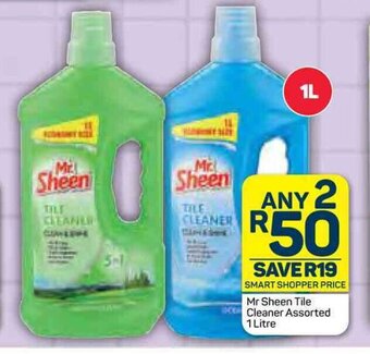 Pick n Pay Mr. Sheen Tile Cleaner Assorted 1 Litre offer