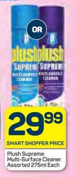 Pick n Pay Plush Supreme Multi-Surface Cleaner Assorted 275ml Each offer