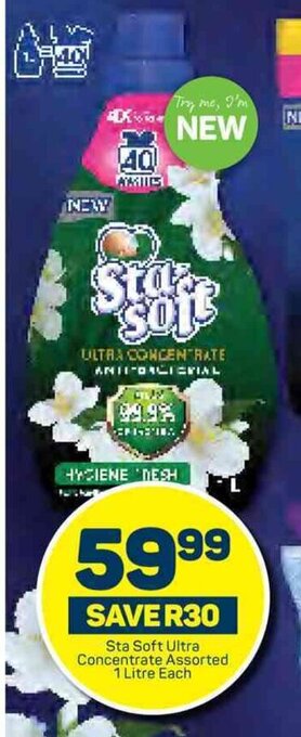 Sta Soft Ultra Concentrate Assorted 1 Litre Each