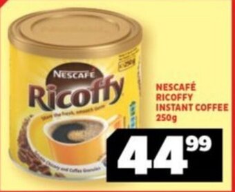 Usave NESCAFÉ RICOFFY INSTANT COFFEE 250g offer
