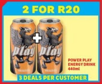 POWER PLAY ENERGY DRINK 440ml