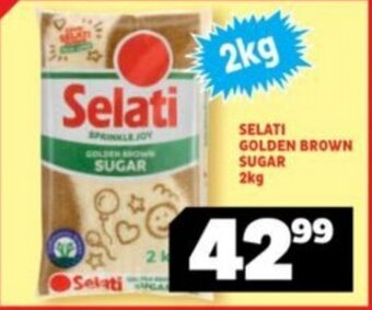 Usave SELATI GOLDEN BROWN SUGAR 2kg offer