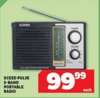 Usave XCEED PULSE 5-BAND PORTABLE RADIO offer