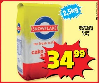 Usave SNOWFLAKE CAKE WHEAT FLOUR 2.5kg offer