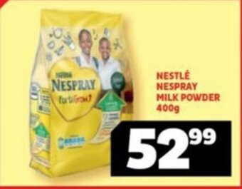 Usave NESTLÉ NESPRAY MILK POWDER 400g offer