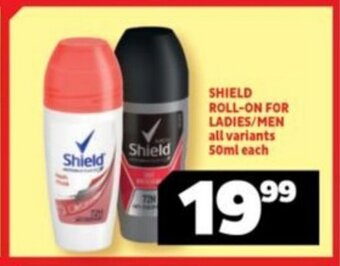 SHIELD ROLL-ON FOR LADIES/MEN all variants 50ml each