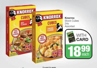 Spar Knorrox Stock Cubes 24s Assorted offer