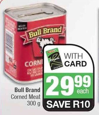 Spar Bull Brand Corned Meat 300g offer