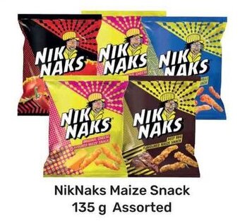 Game NikNaks Maize Snack 135g Assorted offer