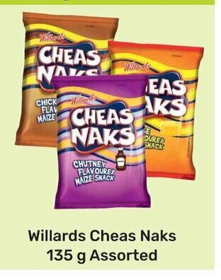 Game Willards Cheas Naks 135g Assorted offer