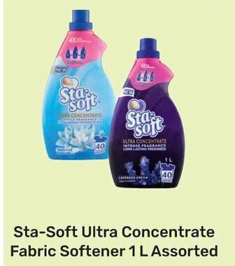 Game Sta-Soft Ultra Concentrate Fabric Softener 1 L Assorted offer
