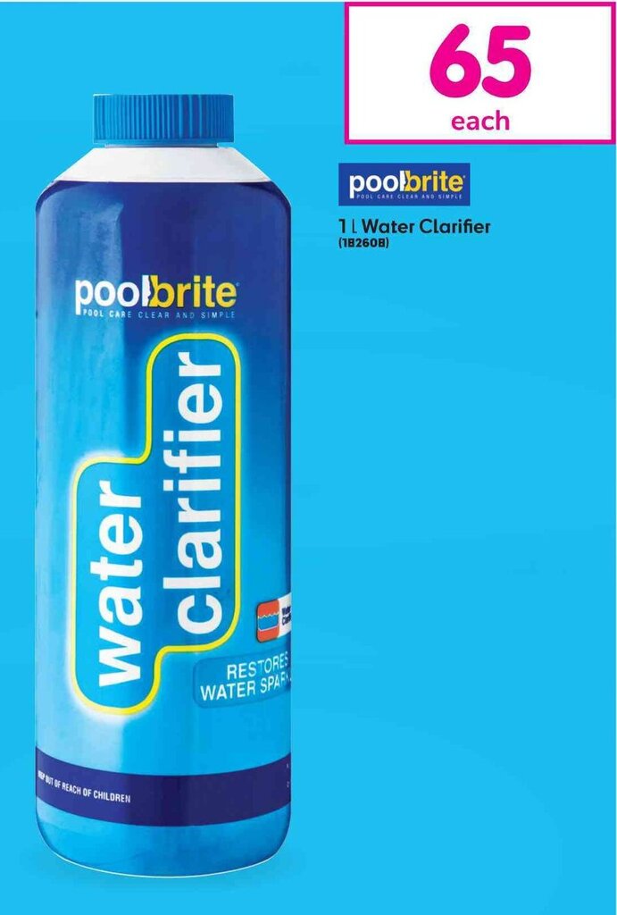 poolbrite 1L Water Clarifier offer at Makro