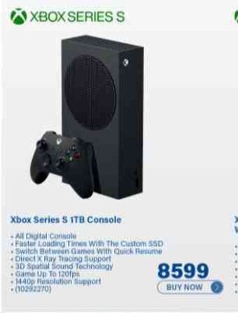 Incredible Connection Xbox Series S 1TB Console offer