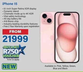 Incredible Connection iPhone 15 offer