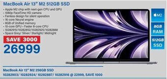 Incredible Connection MacBook Air 13" M2 512GB SSD offer
