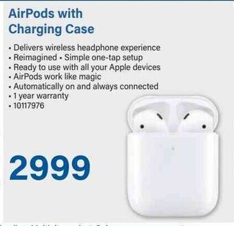 Incredible Connection AirPods with Charging Case offer