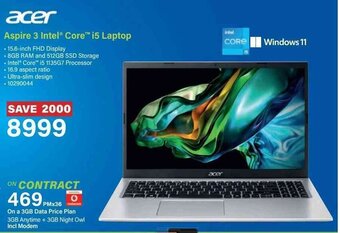 Incredible Connection Acer Aspire 3 Intel Core i5 Laptop offer