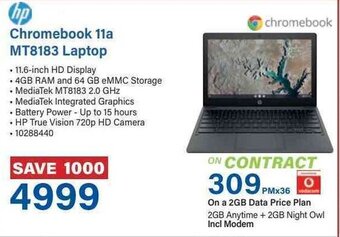 hp Chromebook 11a MT8183 Laptop