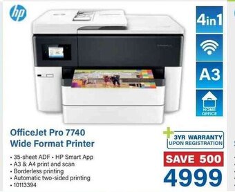 Incredible Connection HP OfficeJet Pro 7740 Wide Format Printer offer