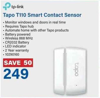 Incredible Connection tp-link Tapo T110 Smart Contact Sensor offer