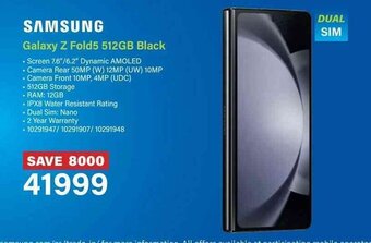 SAMSUNG Galaxy Z Fold5 512GB Black