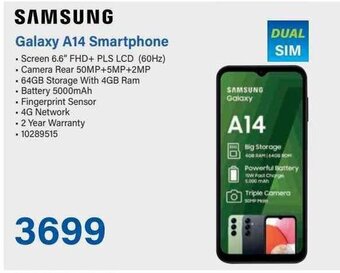 Incredible Connection SAMSUNG Galaxy A14 Smartphone offer