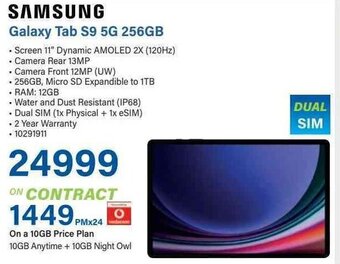 Incredible Connection SAMSUNG Galaxy Tab S9 5G 256GB offer