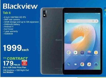 Incredible Connection Blackview Tab 6 offer