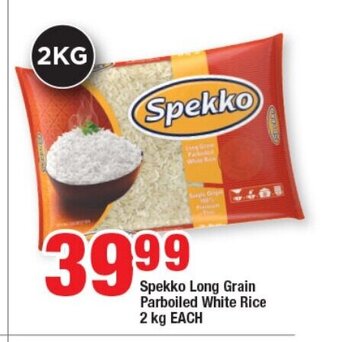 OK Foods Spekko Long Grain Parboiled White Rice 2kg EACH offer