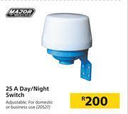 Builders Warehouse Major tech 25a day/night switch offer