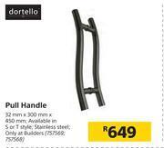 Builders Warehouse Dortello pull handle offer