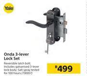 Builders Warehouse Yale onda 3 lever lock set offer