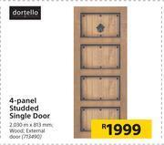 Builders Warehouse Dortello 4 panel studded single door offer